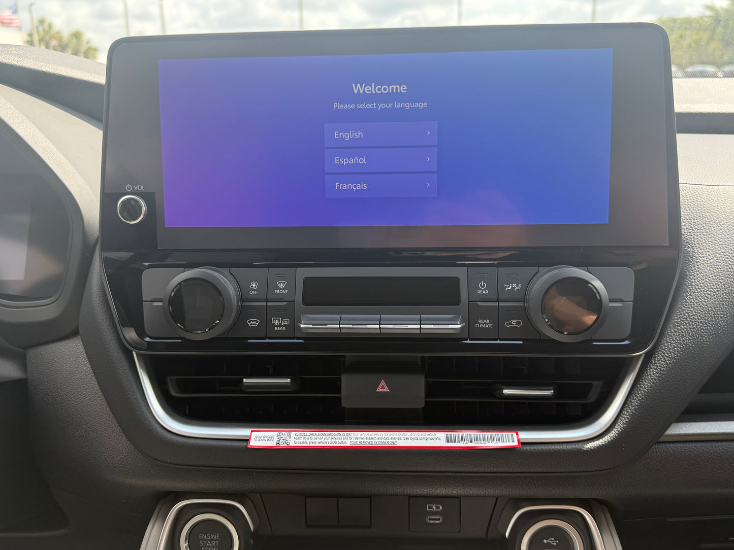 2023+ TOYOTA GRAND HIGHLANDER 12.3" MATTE SCREEN PROTECTOR