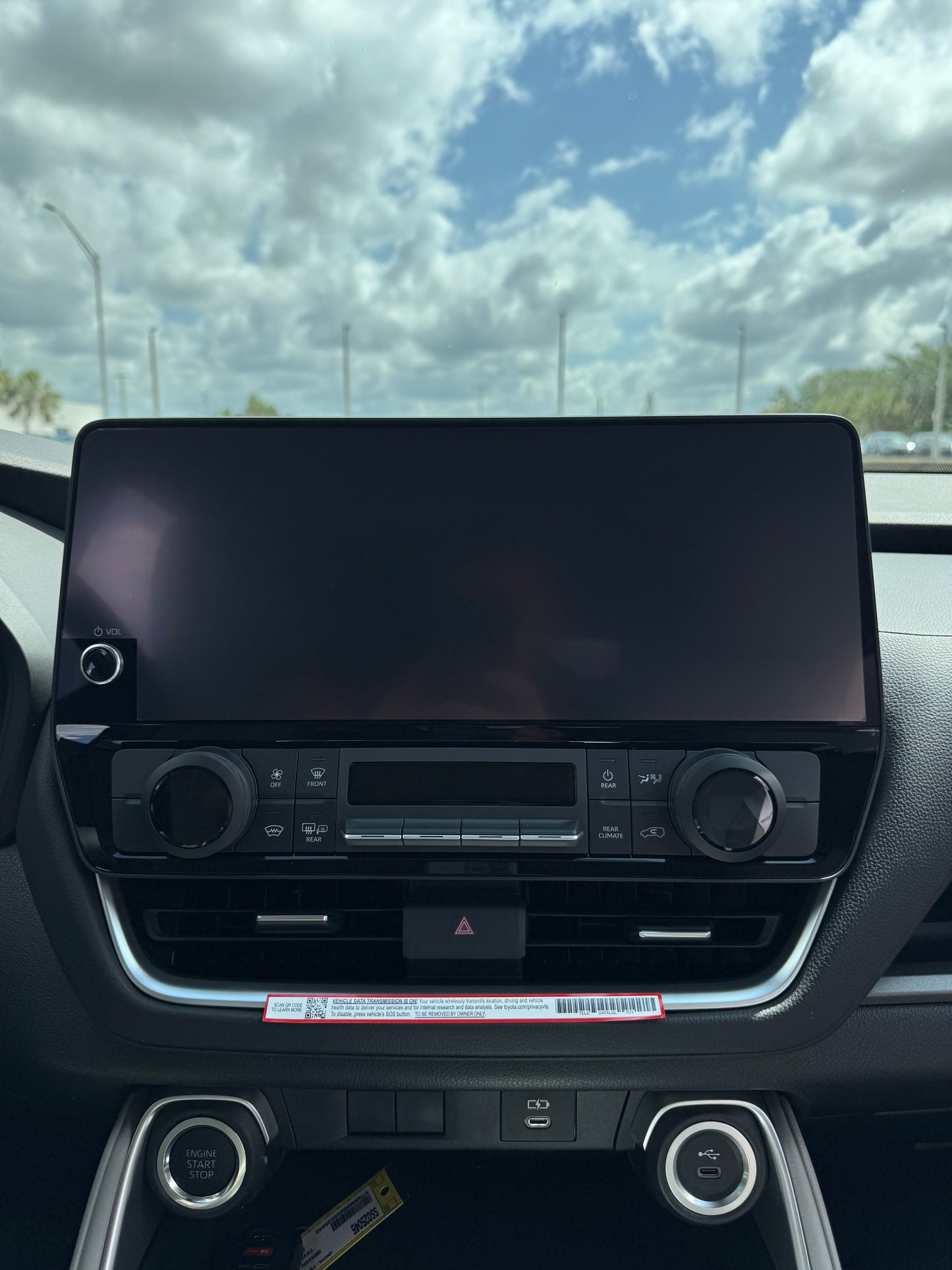 2023+ TOYOTA GRAND HIGHLANDER 12.3" MATTE SCREEN PROTECTOR