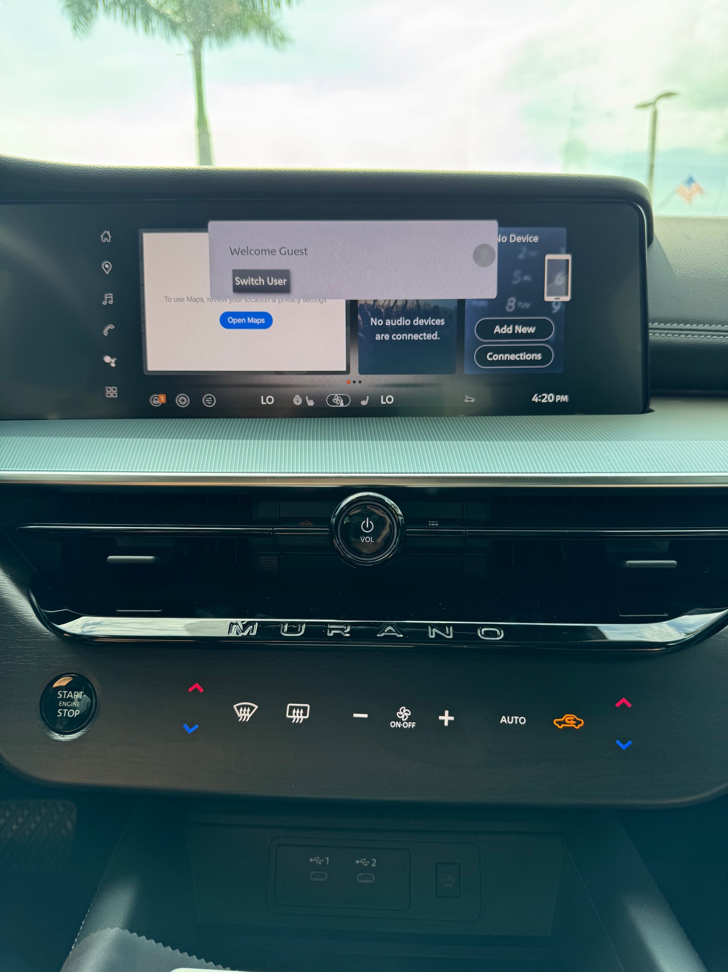 2025+ NISSAN MURANO ALL-IN-ONE MATTE SCREEN PROTECTOR