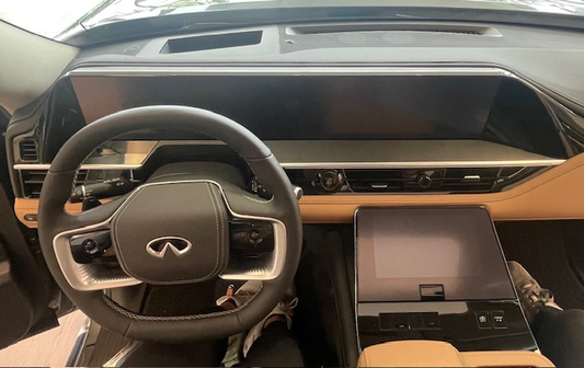 2025+ INFINITI QX80 FRONT MATTE SCREEN PROTECTOR SET