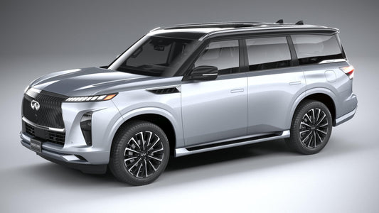 2025+ INFINITI QX80 FRONT MATTE SCREEN PROTECTOR SET