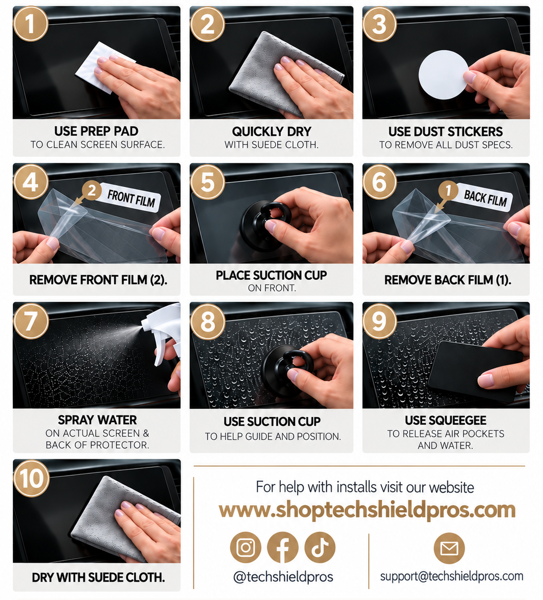 Tech Shield Auto water install instructions