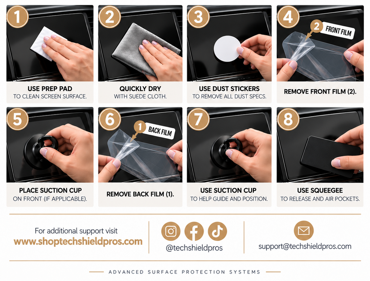Tech Shield Auto dry install instructions